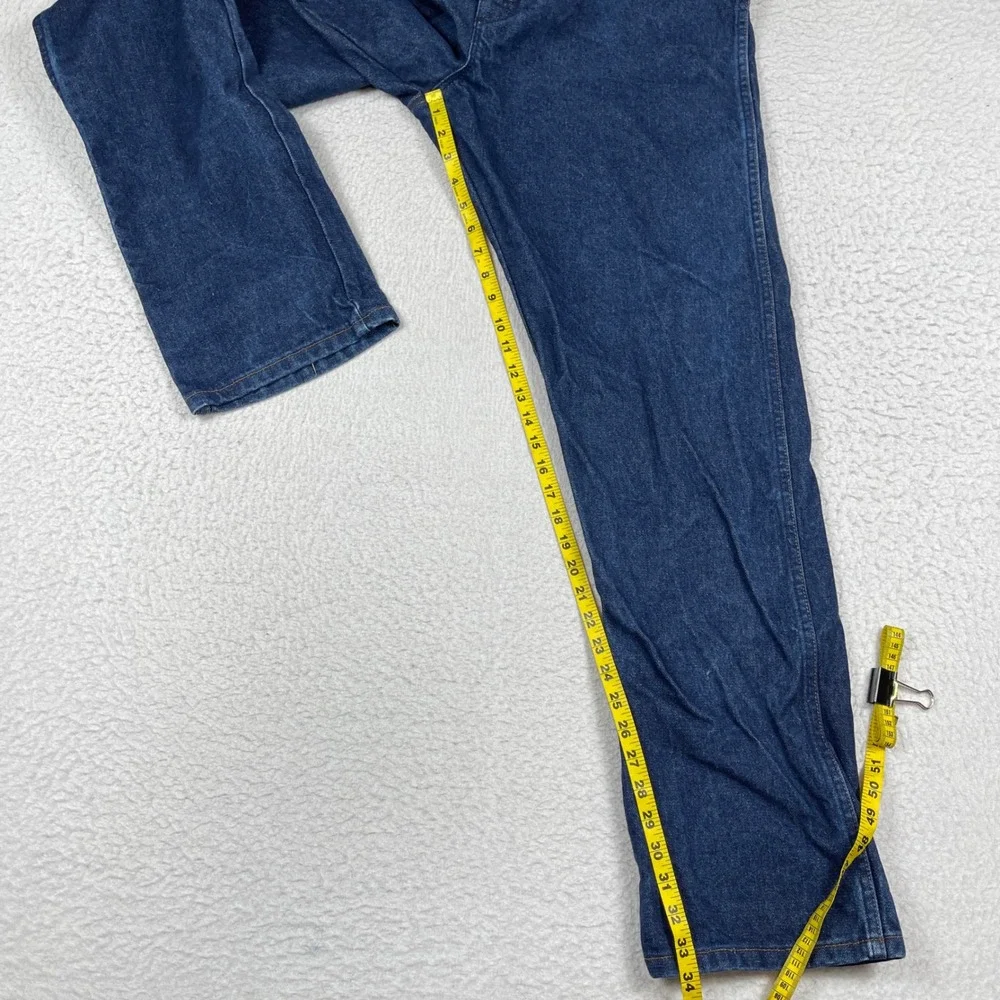 Wrangler FR Jeans Mens 40x34 Blue Flame Resistant Cowboy Cut Workwear 13MWZ